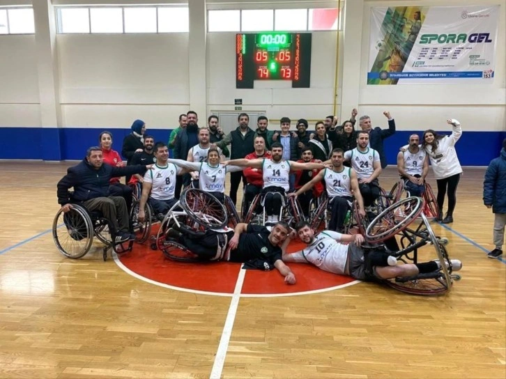 Amedspor Tekerlekli Sandalye Basketbol Takımı 1. Lig'e Yükseldi