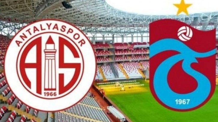 Antalyaspor - Trabzonspor maçı (CANLI YAYIN)