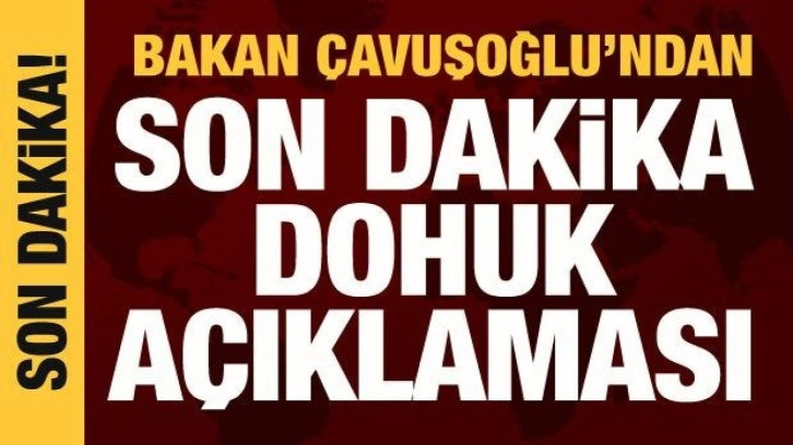 Bakan Çavuşoğlu'dan Dohuk açıklaması: Sivillere yönelik saldırı olmadı