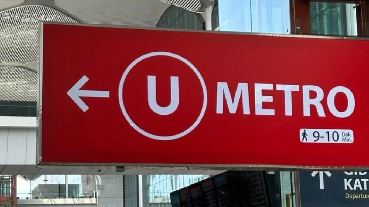 Bakanlık "U" ısrarında geri adım attı metro tabelası yeniden değişti