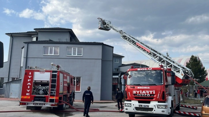 Boluspor'un altyapı tesislerinde yangın çıktı