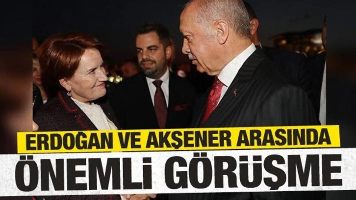 Cumhurbaşkanı Erdoğan Meral Akşener'i kabul etti