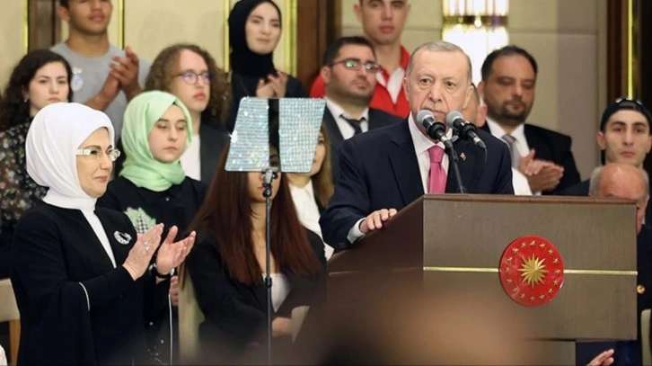 Cumhurbaşkanı Erdoğan'ın Devlet Bahçeli'ye özel teşekkürü salondan yoğun alkış aldı