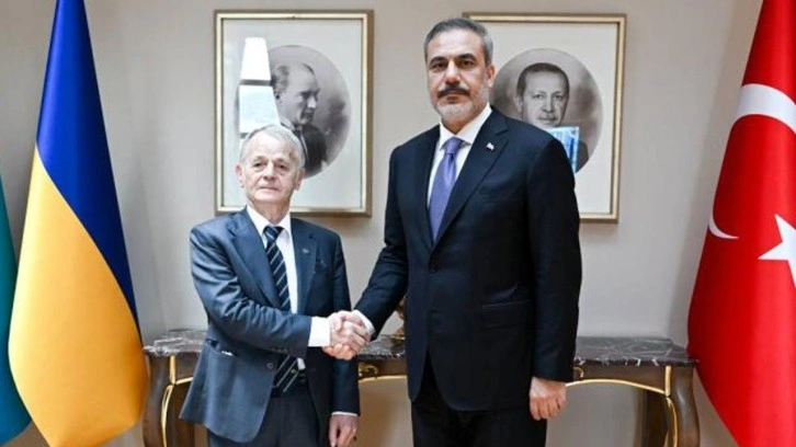 Dışişleri Bakanı Fidan, Kırım Tatar Türklerinin lideri Kırımoğlu'nu kabul etti
