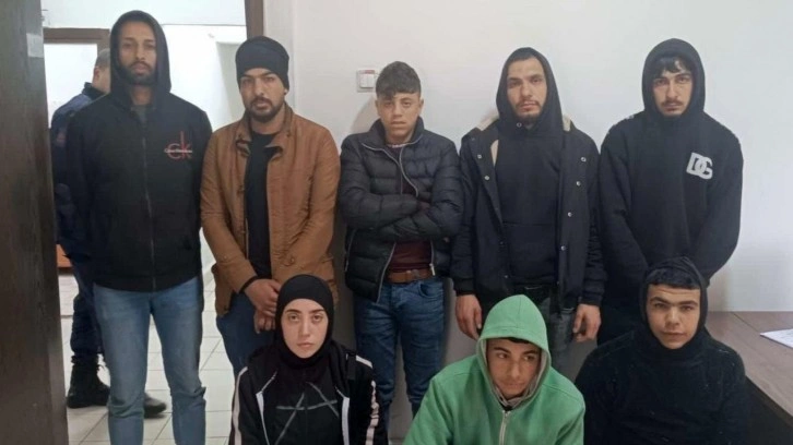 Edirne'de 11 kaçak göçmen yakalandı!