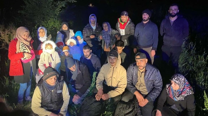 Edirne'de 21 düzensiz göçmen yakalandı