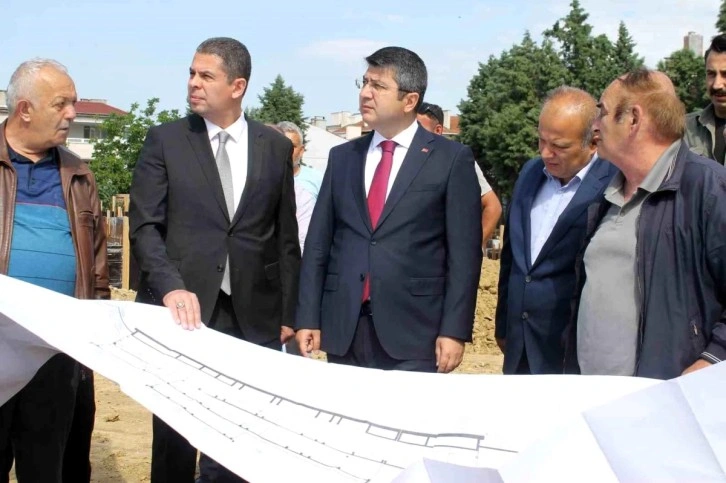 Edirne'de AMATEM ve aile sağlığı merkezi inşaatları yerinde incelendi
