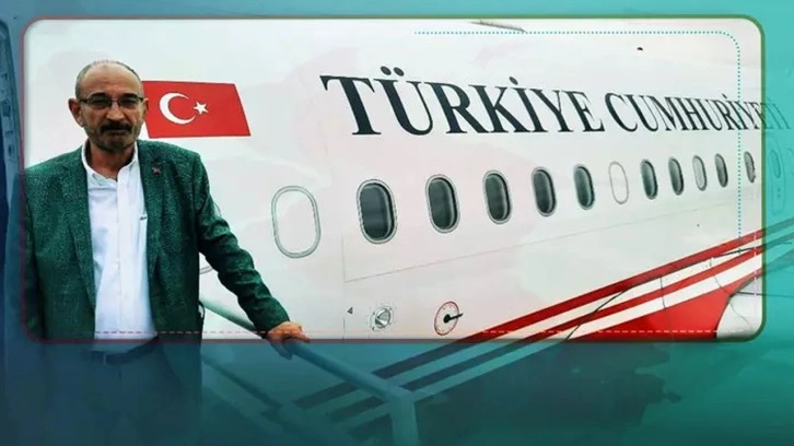 Emin Pazarcı'nın Cumhurbaşkanlığı uçağıyla paylaştığı fotoğraf olay oldu! Helaldir helal