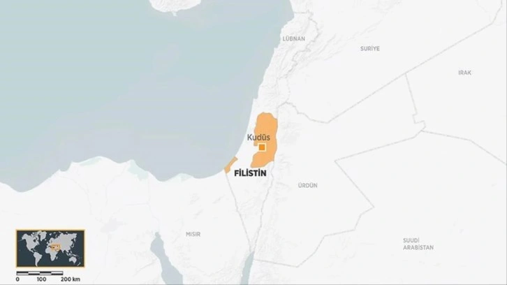 Filistin hangi yarım kürede ve kıtada? Filistin'in konumu, nüfusu ve harita bilgisi