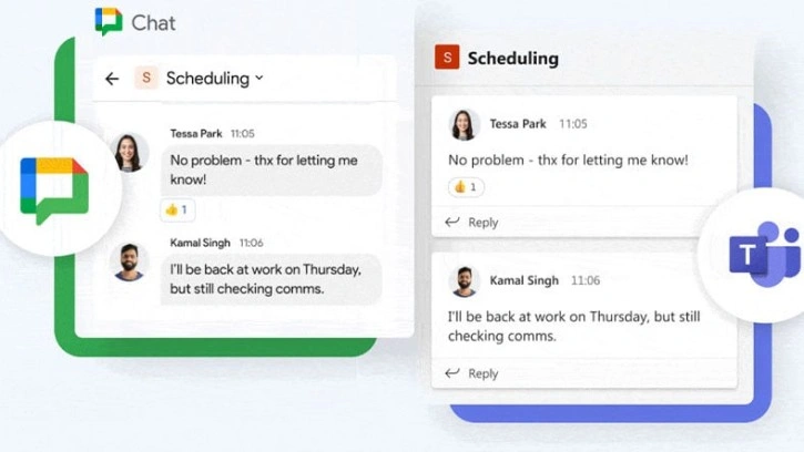 Google Chat’e Slack ve Teams Entegrasyonu Geldi