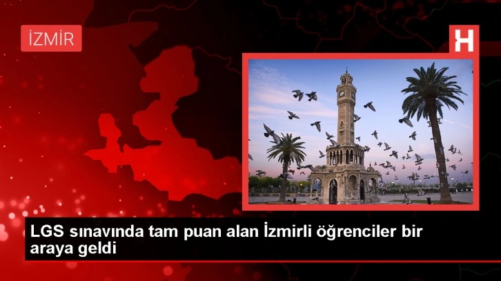 İzmir'deki 25 Öğrenciye Başarı Belgesi Verildi