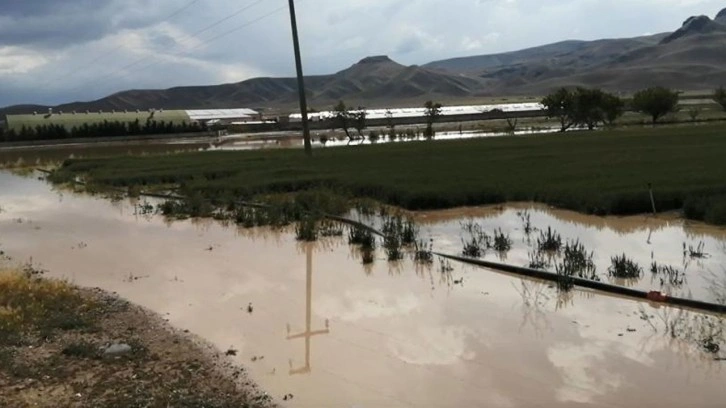 Kayseri'de sağanak tarım arazilerini vurdu: 500 dekarlık alanda zarar
