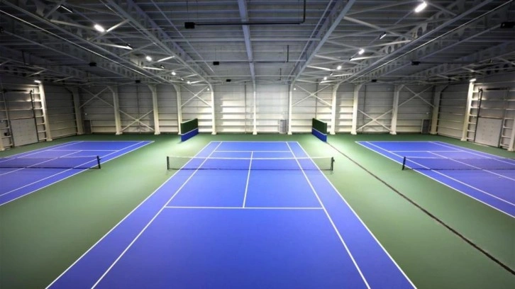 Konya’nın en büyük kapalı tenis kortu tamamlandı