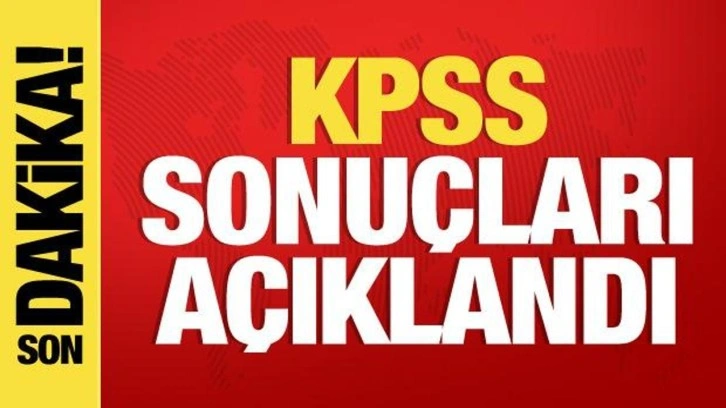 KPSS Yerleştirme Sonuçları açıklandı