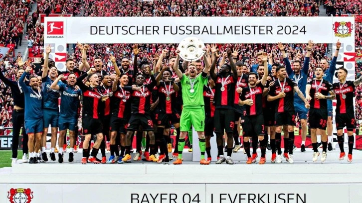 Leverkusen'den tarihi şampiyonluk!
