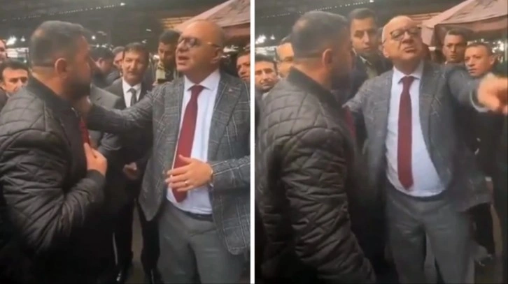 Manisa'da Belediye Başkanı Cengiz Ergün'e vatandaştan tepki: Beni köpek gibi sevme