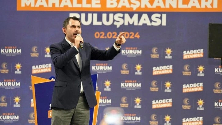Murat Kurum: "İstanbul'un kaynaklarını israf etmeyeceğiz"