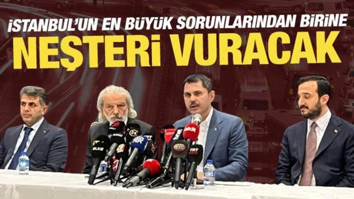 Murat Kurum İstanbul'un trafiğine neşteri vuracak! Müjdeler geliyor