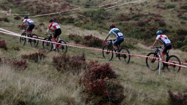 Rize'de Uluslararası MTB Cup Dağ Bisikleti Yarışları yapıldı