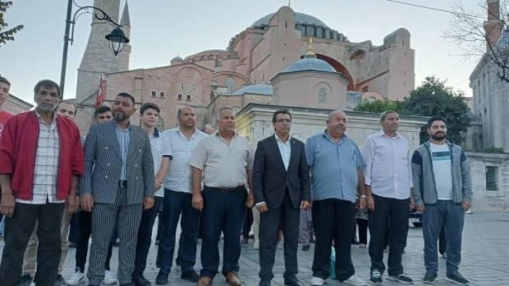Roman soykırımı yıl dönümü Ayasofya-i Kebir Camii'nde kılınan sabah namazı ile anıldı