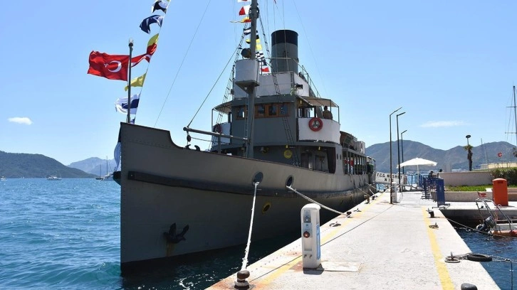 TCG Nusret Müze Gemisi Marmaris'te! Ziyarete açıldı