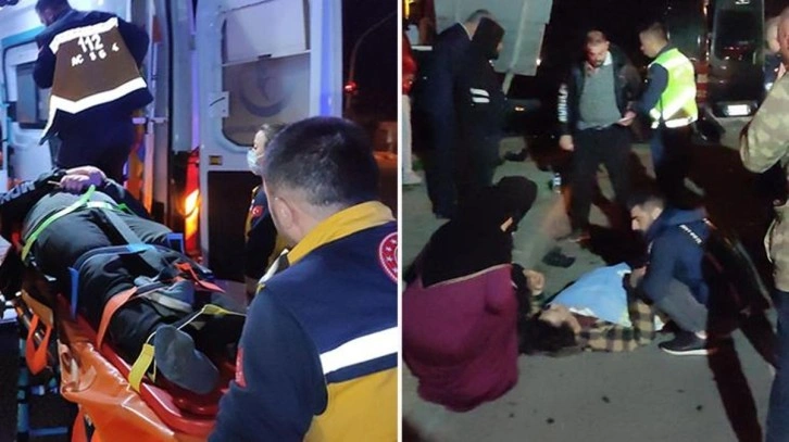 Tekirdağ'da tur minibüsü ile otomobil çarpıştı: 1'i ağır 20 yaralı