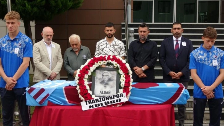 Trabzonspor'un kurucularından Nizamettin Algan için tören düzenlendi