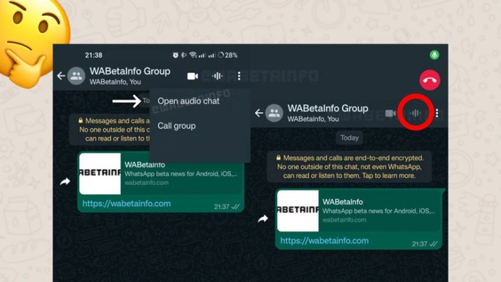 WhatsApp Gruplarına 'Sesli Sohbet' Özelliği Geliyor