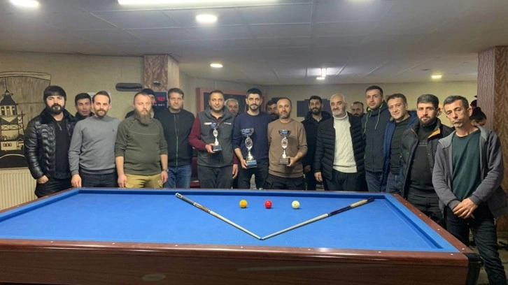 Yüksekova'da bilardo turnuvası düzenlendi