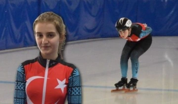 11 yaşındaki milli sporcu Efsa Polat, sürat pateninde Türkiye rekoru kırdı!