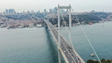 15 Temmuz Şehitler Köprüsü'nden 2,5 milyar araç geçti