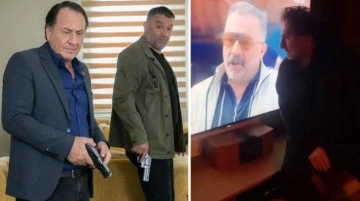 17 yıllık partneri Şevket Çoruh'u televizyonda gören Özgür Ozan, ekranı öptü