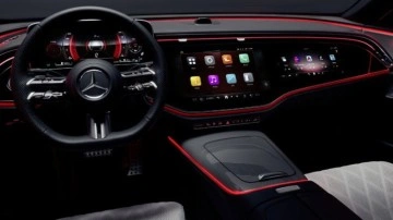 2024 Model Mercedes-Benz E-Serisi'nin İç Tasarımı Gösterildi