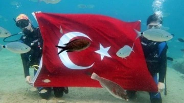 23 Nisan 2023 etkinlikleri: Denizin dibinde Türk Bayrağı açıldı!