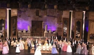 29. Uluslararası Aspendos Opera ve Bale Festivali'nde La Traviata operası sahnelendi