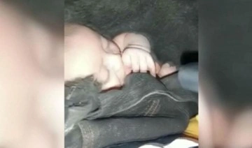 48 saat sonra kurtarılan 2 aylık bebek enkazdan elini emerek çıktı