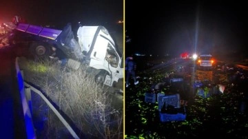 5 aracın karıştığı zincirleme kazada 2 kişi öldü! Vali kaza mahallinde