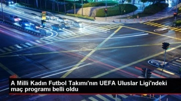 A Milli Kadın Futbol Takımı'nın UEFA Uluslar Ligi'ndeki maç programı belli oldu