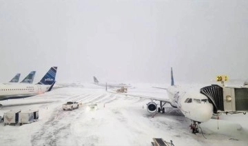 ABD'de 2 binden fazla uçuş kar fırtınası nedeniyle iptal edildi