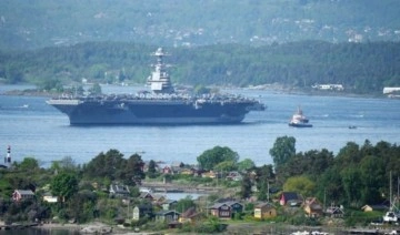 ABD'nin en büyük uçak gemisinin Norveç ziyareti Rusya'yı kızdırdı