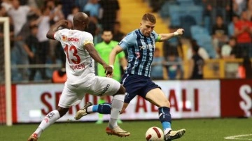Adana Demirspor ile Kayserispor maçında gol sesi çıkmadı