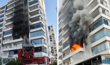 Adana’da apartmanın 3. katında korkutan yangın
