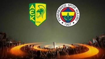 AEK Larnaca-Fenerbahçe Avrupa Ligi maçı (CANLI YAYIN)