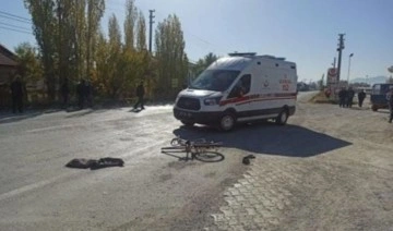 Afyonkarahisar'da kamyonetle çarpışan bisikletli yaşamını yitirdi