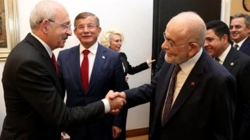 Ahmet Davutoğlu ve Temel Karamollaoğlu, Kılıçdaroğlu'nu ziyaret etti