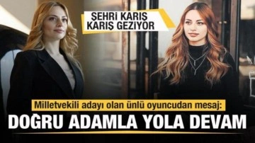 AK Parti'den aday olan ünlü oyuncu Cansın Yılmaz Yaşar: Doğru adamla yola devam