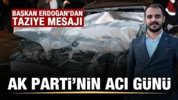 AK Parti'nin acı günü! Cumhurbaşkanı Erdoğan'dan taziye mesajı