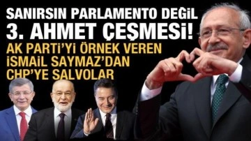 AK Parti'yi örnek gösteren İsmail Saymaz'dan Kılıçdaroğlu'na: Sanırsın 3. Ahmet Çeşme
