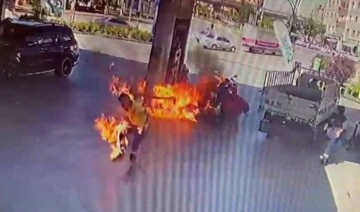 Aksaray'daki benzin istasyonunda çakmak yaktı: 2 kişi yaralandı