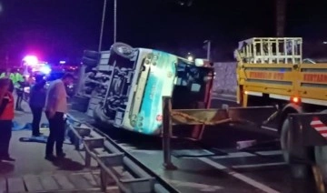 Alanya Kestelspor trafik kazası yaptı: 15 yaralı